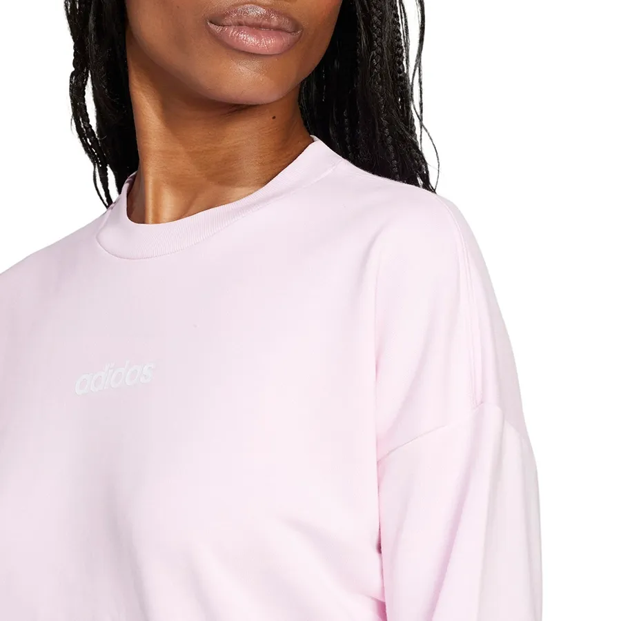 Imagen 3 de 5 de Buzo adidas Essentials Linear French Terry-ROSA