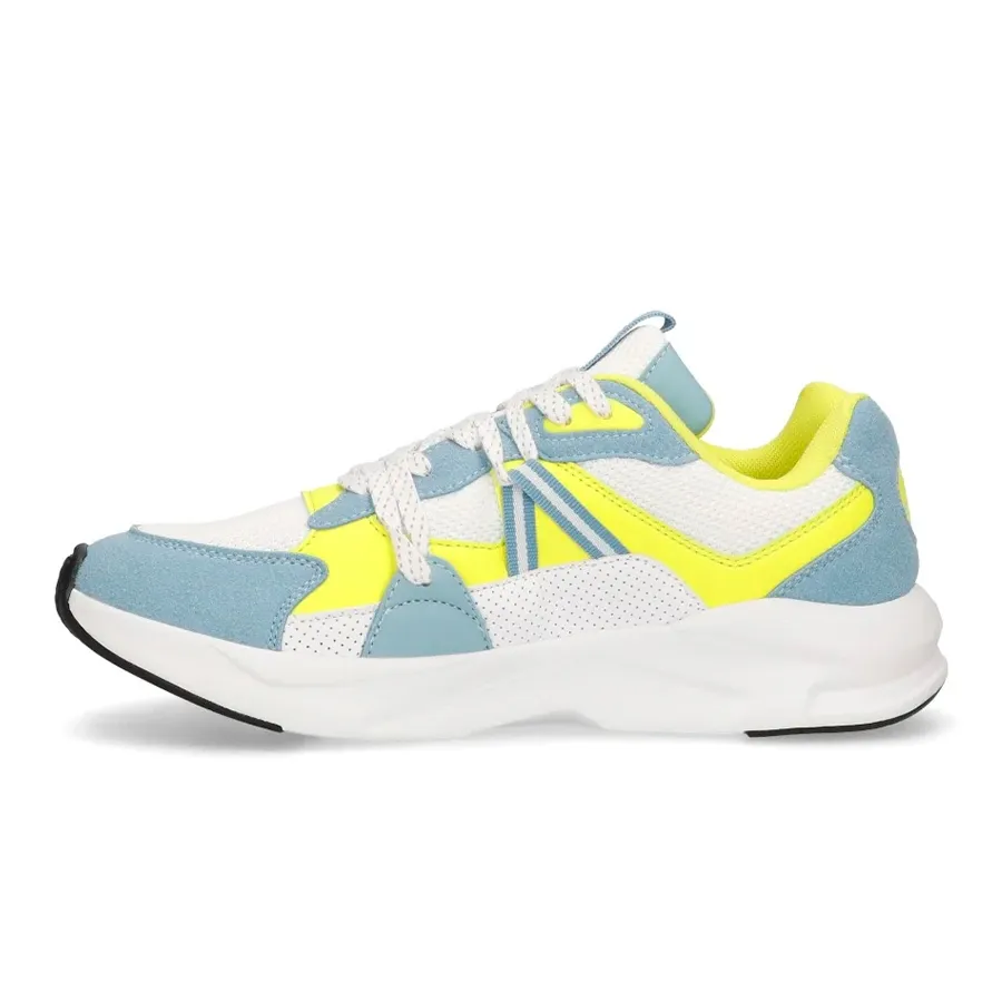 Imagen 1 de 5 de Zapatillas Kappa Logo Holborn-CELESTE/AMARILLO FLUOR/BLANCO