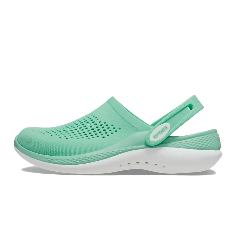 Imagen 2 de 4 de Sandalias Crocs LiteRide 360 Clog-VERDE AGUA/BLANCO