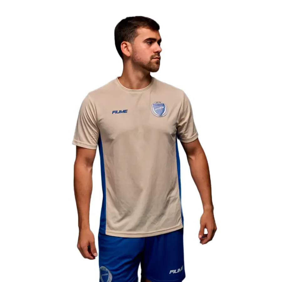 Imagen 0 de 3 de Remera Fiume Sport Godoy Cruz Entrenamiento 26-BEIGE/AZUL
