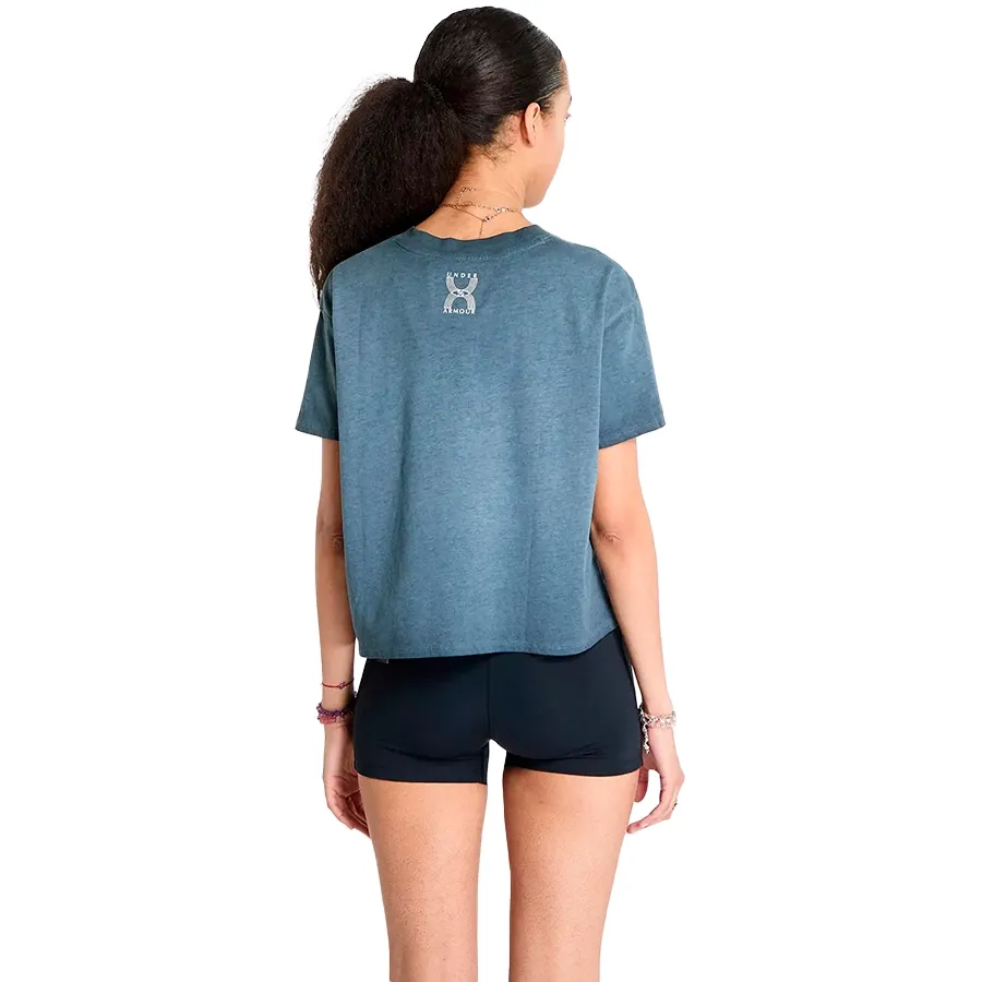 Imagen 1 de 3 de Remera Under Armour Running Run 96 Graphic-PETROLEO
