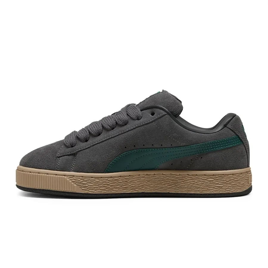 Imagen 2 de 6 de Zapatillas Puma Suede XL-GRAFITO/VERDE