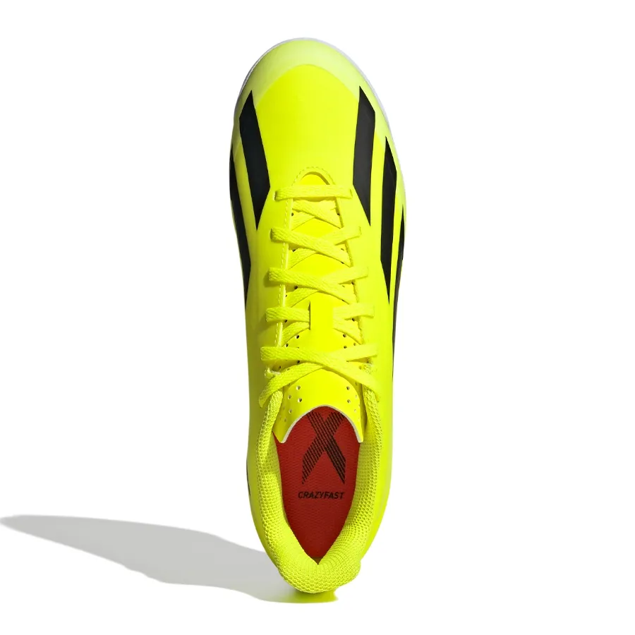 Imagen 1 de 8 de Botines adidas X Crazyfast Club-AMARILLO FLUOR/NEGRO