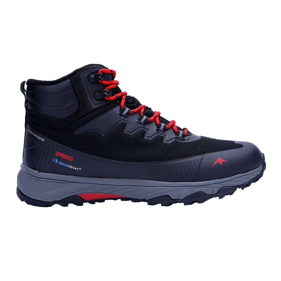 Imagen 0 de 5 de Zapatillas Montagne Bota Trekking Approach-NEGRO/ROJO
