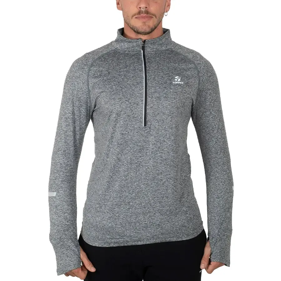 Imagen 0 de 3 de Buzo Topper Mid Layer Running II-GRAFITO