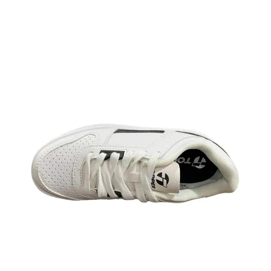 Imagen 2 de 4 de Zapatillas Topper Graft Kids-BLANCO/NEGRO