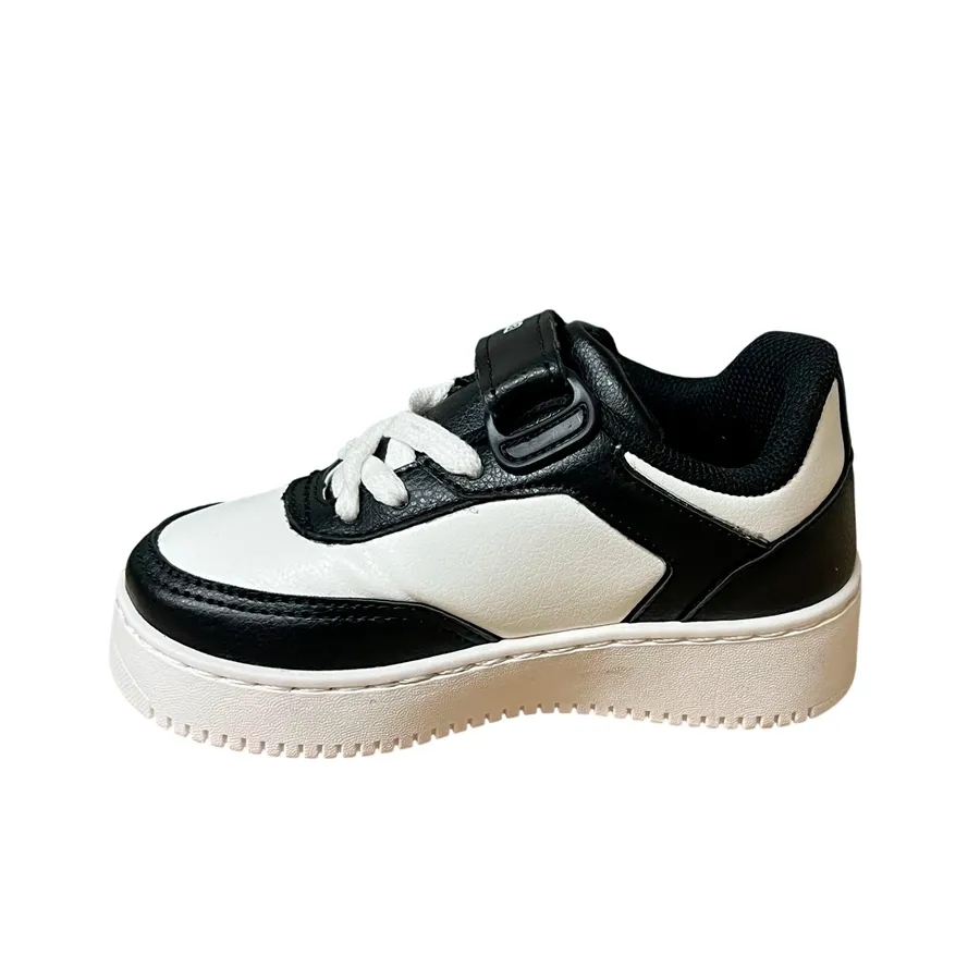 Imagen 1 de 3 de Zapatillas Kappa Logo Linate Kid-NEGRO/BLANCO