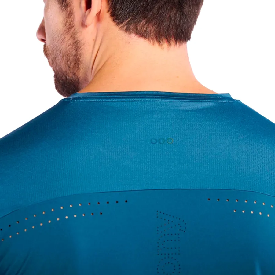 Imagen 4 de 5 de Remera Saucony Hurricane Short Sleeve-AZUL