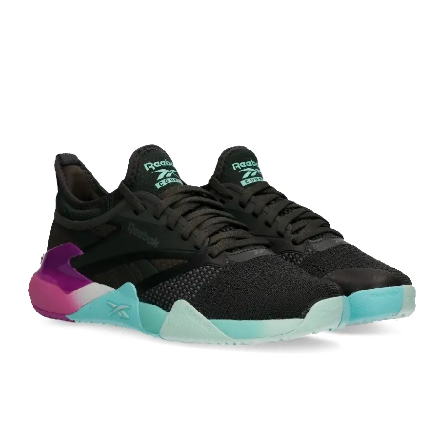 Imagen 1 de 5 de Zapatillas Reebok Nano Court-NEGRO/VIOLETA/CELESTE