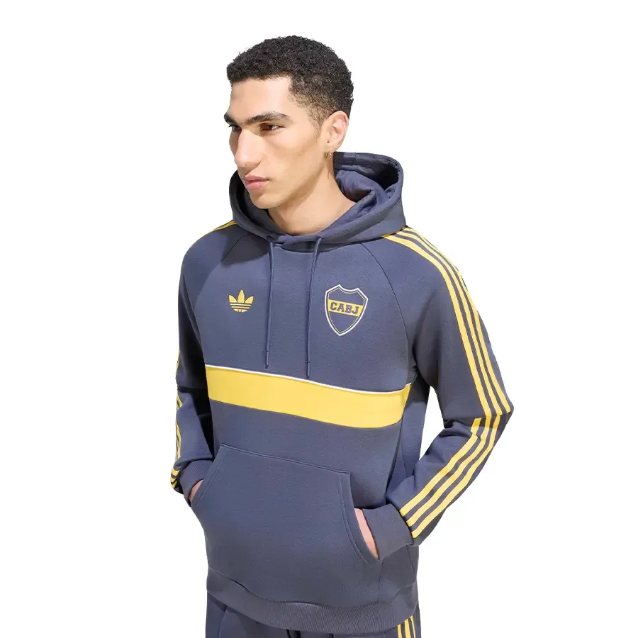 Imagen 0 de 5 de Buzo adidas originals Boca Juniors Og-MARINO/AMARILLO