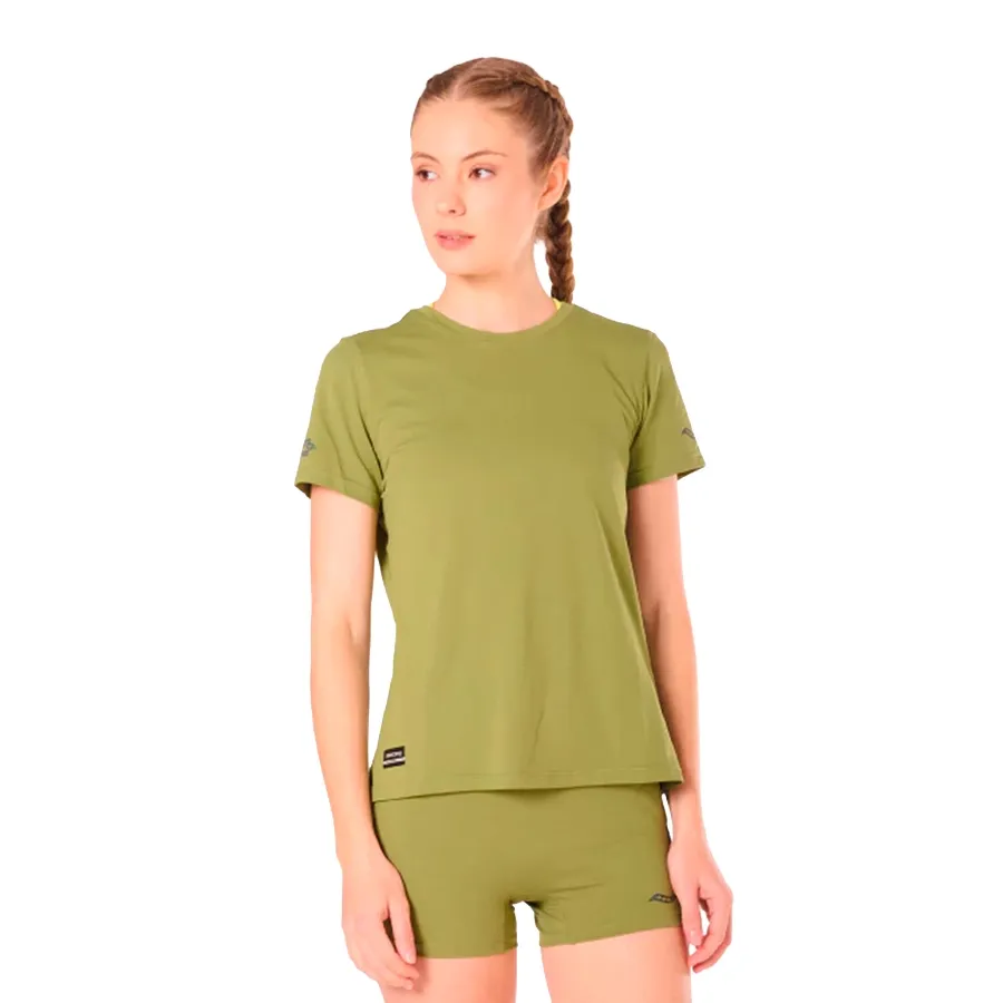 Imagen 0 de 6 de Remera Saucony Peregrine Tr Graphic-VERDE OLIVA