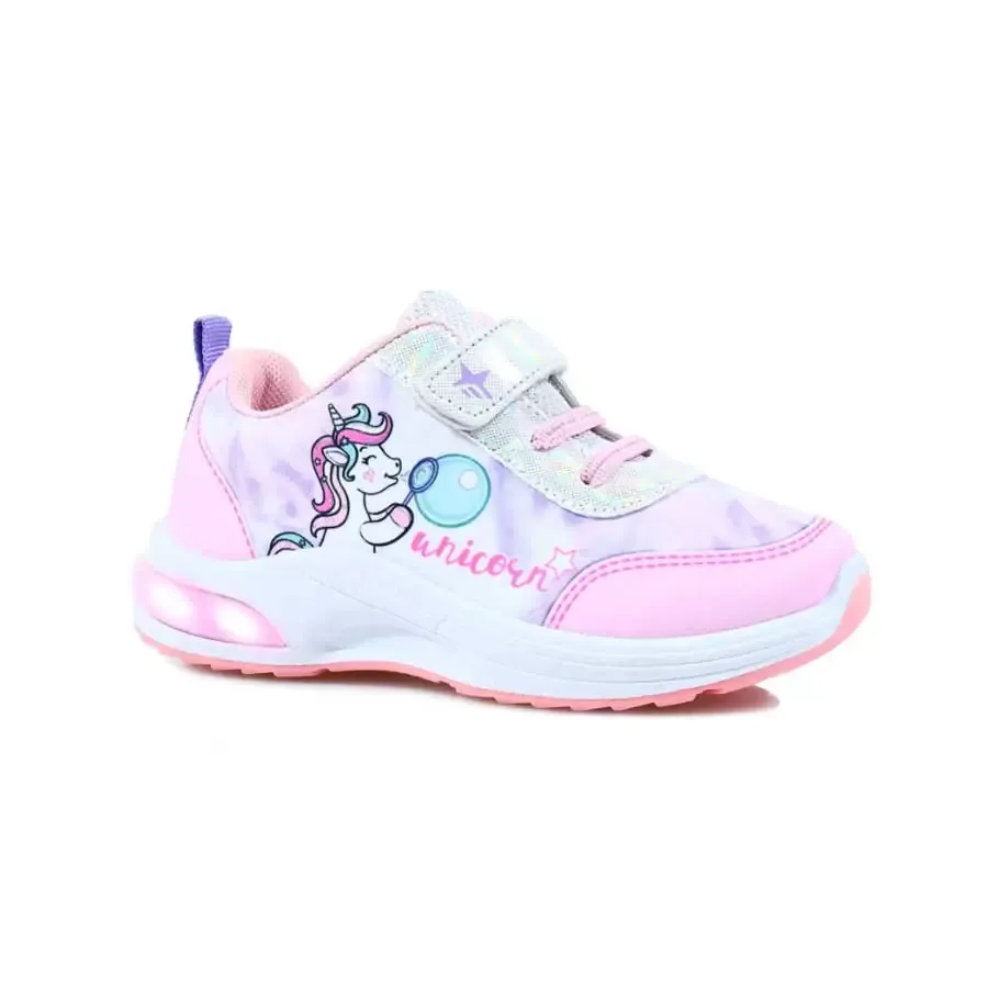 Imagen 1 de 4 de Zapatillas Footy Inyectada C/Luz-ROSA/LILA