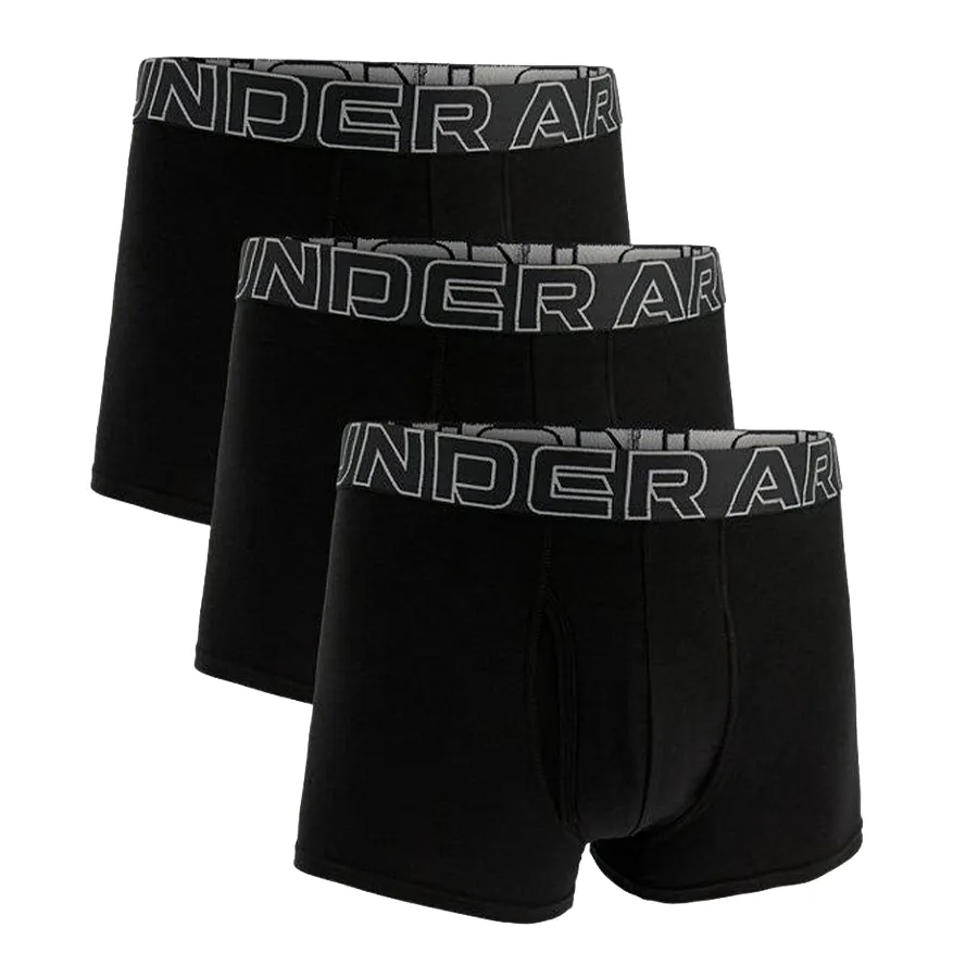 Imagen 2 de 3 de Under Armour Boxers Cotton Pack x3-NEGRO