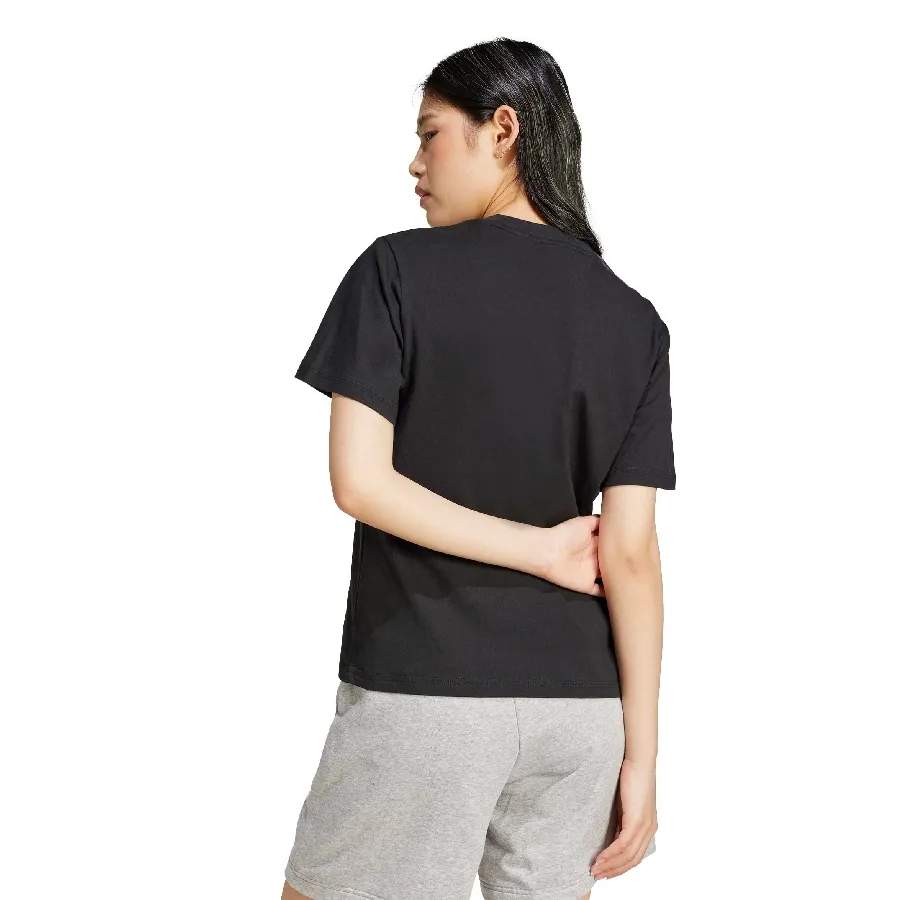 Imagen 1 de 5 de Remera adidas Essentials Logo Pequeño Algodón-NEGRO