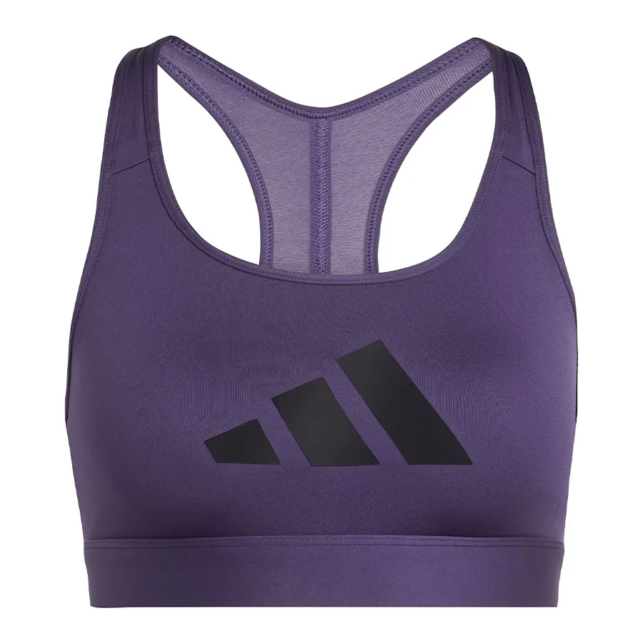 Imagen 2 de 4 de Top adidas Deportivo Powerreact Big Logo-VIOLETA