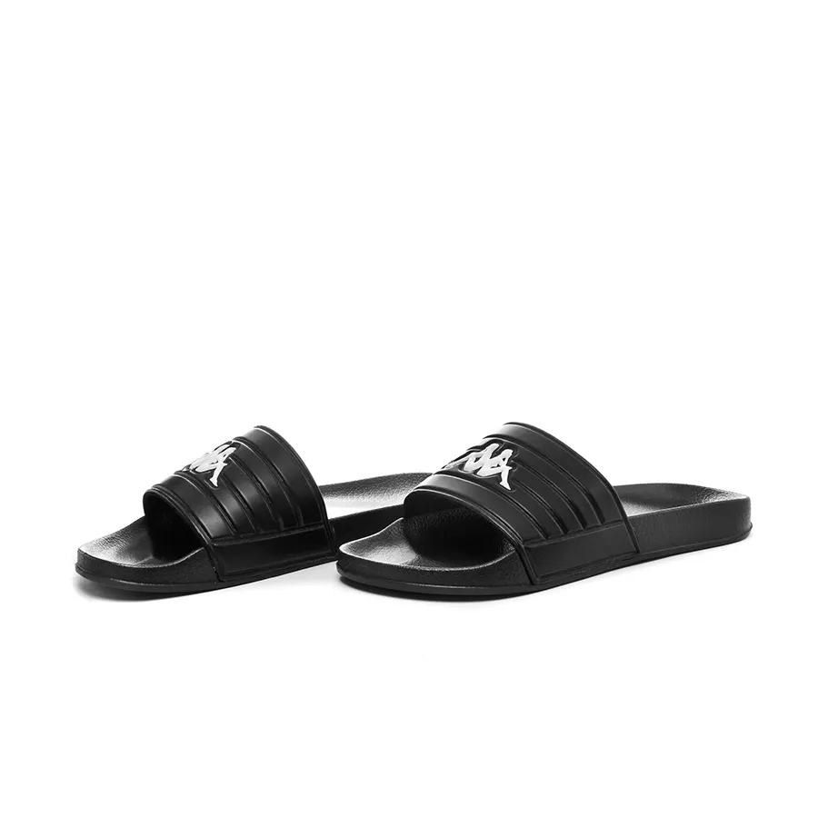 Imagen 2 de 4 de Ojotas Kappa Logo Sarty-NEGRO/BLANCO