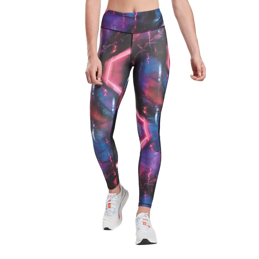 Imagen 0 de 5 de Calza Reebok One Series-ROSA/VIOLETA/NEGRO