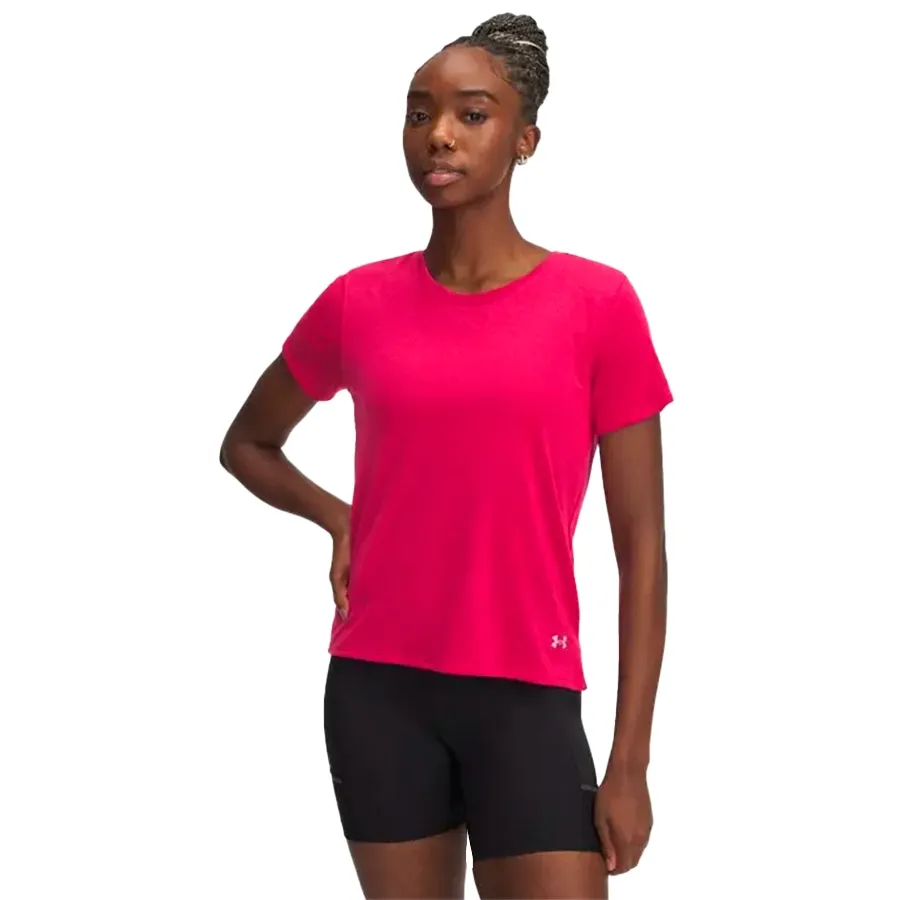Imagen 0 de 3 de Remera Under Armour Launch Camo Shortsleeve-FUCSIA