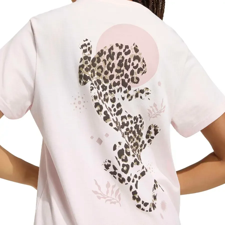 Imagen 4 de 5 de Remera adidas Animal Loose 1-ROSA VIEJO