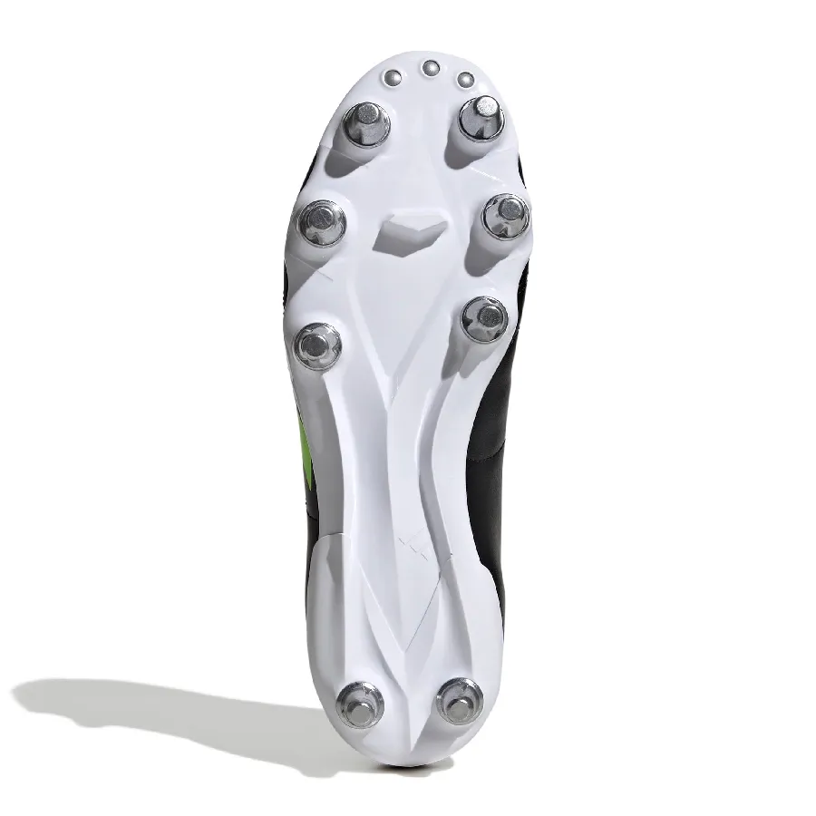 Imagen 4 de 7 de Botines adidas de Rugby Kakari Terreno Suave-NEGRO/VERDE FLUOR/BLANCO