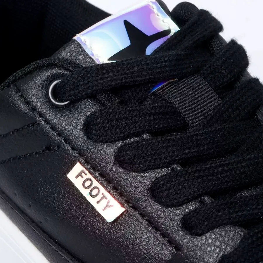 Imagen 2 de 4 de Zapatillas Footy Kicks Básic-NEGRO/BLANCO