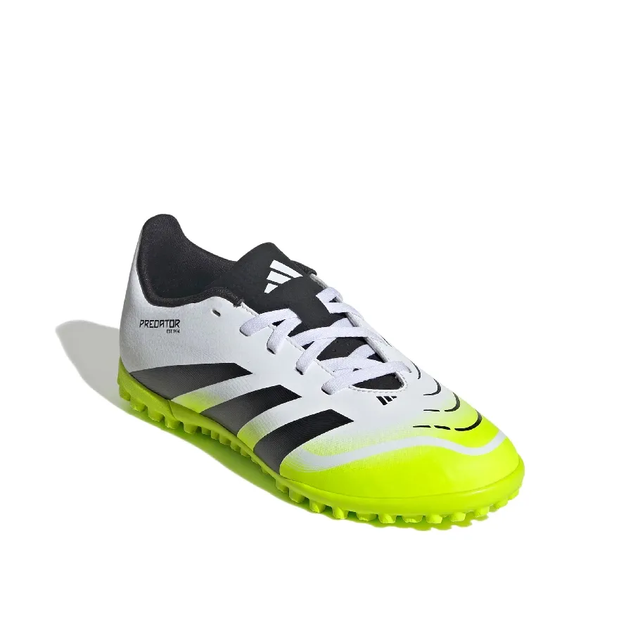 Imagen 1 de 7 de Botines adidas Predator Club Tf Junior-BLANCO/AMARILLO FLUOR/NEGRO