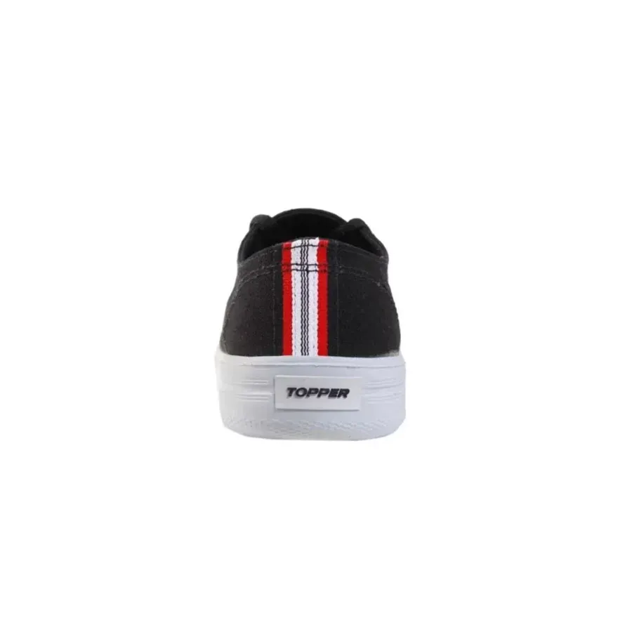 Imagen 2 de 4 de Zapatillas Topper Capitan Canvas Lite-NEGRO