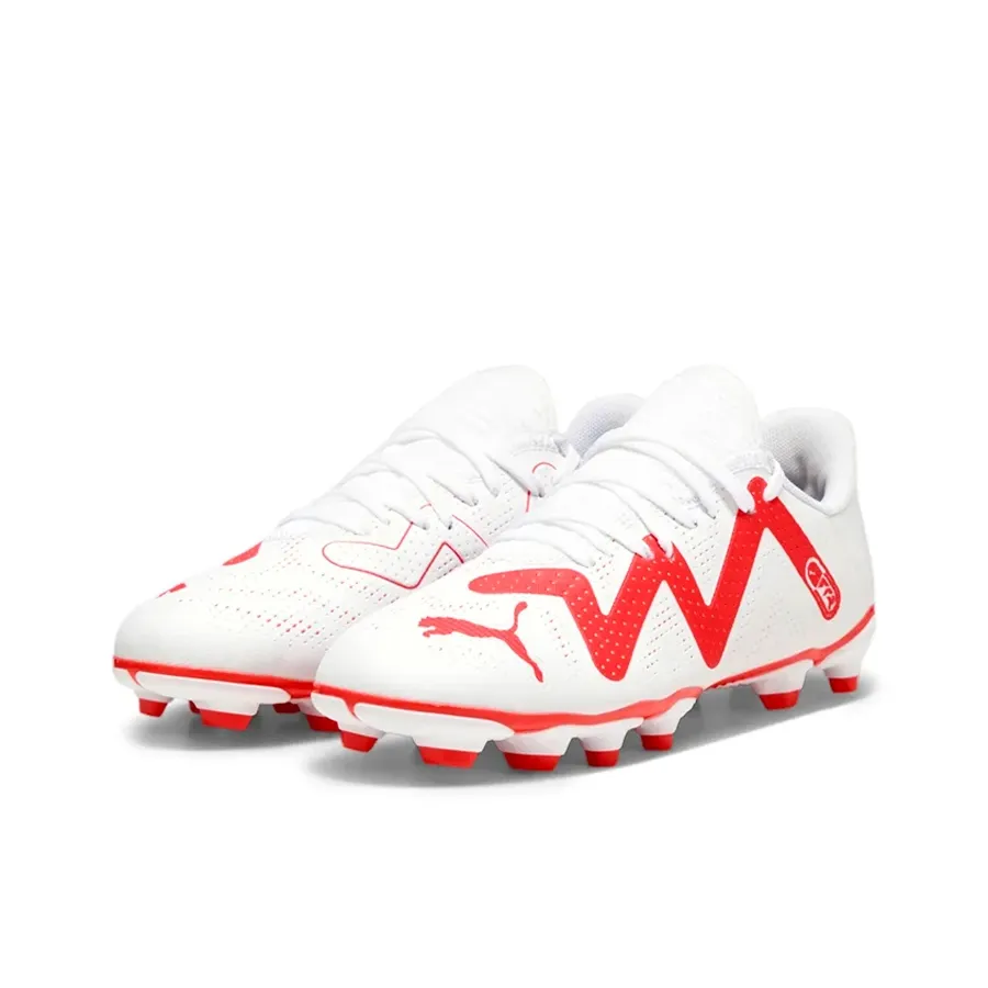 Imagen 2 de 6 de Botines Puma Future Play Fg Ag Jr-BLANCO/CORAL