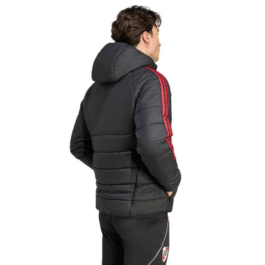 Imagen 2 de 5 de Campera adidas de Invierno River Plate Tiro 25-NEGRO/ROJO
