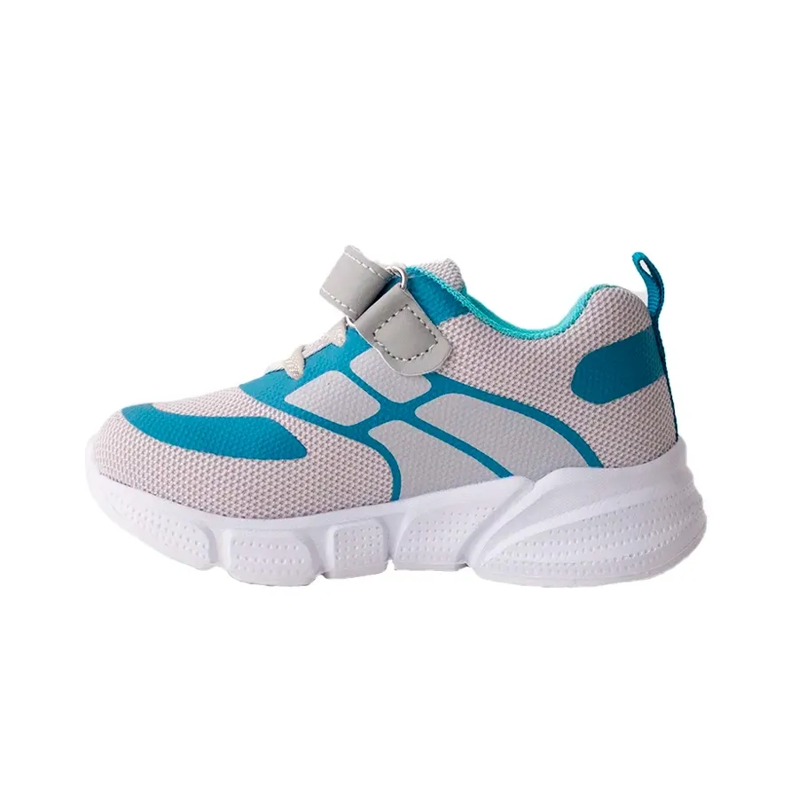 Imagen 1 de 4 de Zapatillas Atomik Velcro Beta Ii-GRIS/AZUL