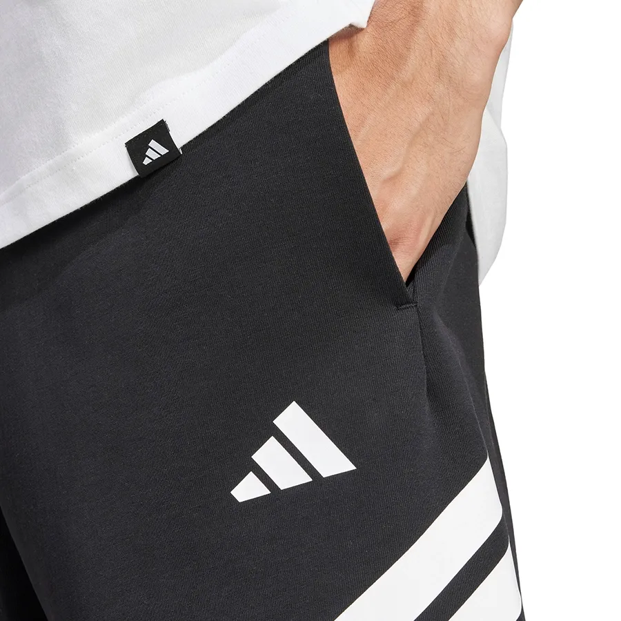 Imagen 3 de 4 de adidas Shorts  Future Icons 3 Stripes-NEGRO/BLANCO
