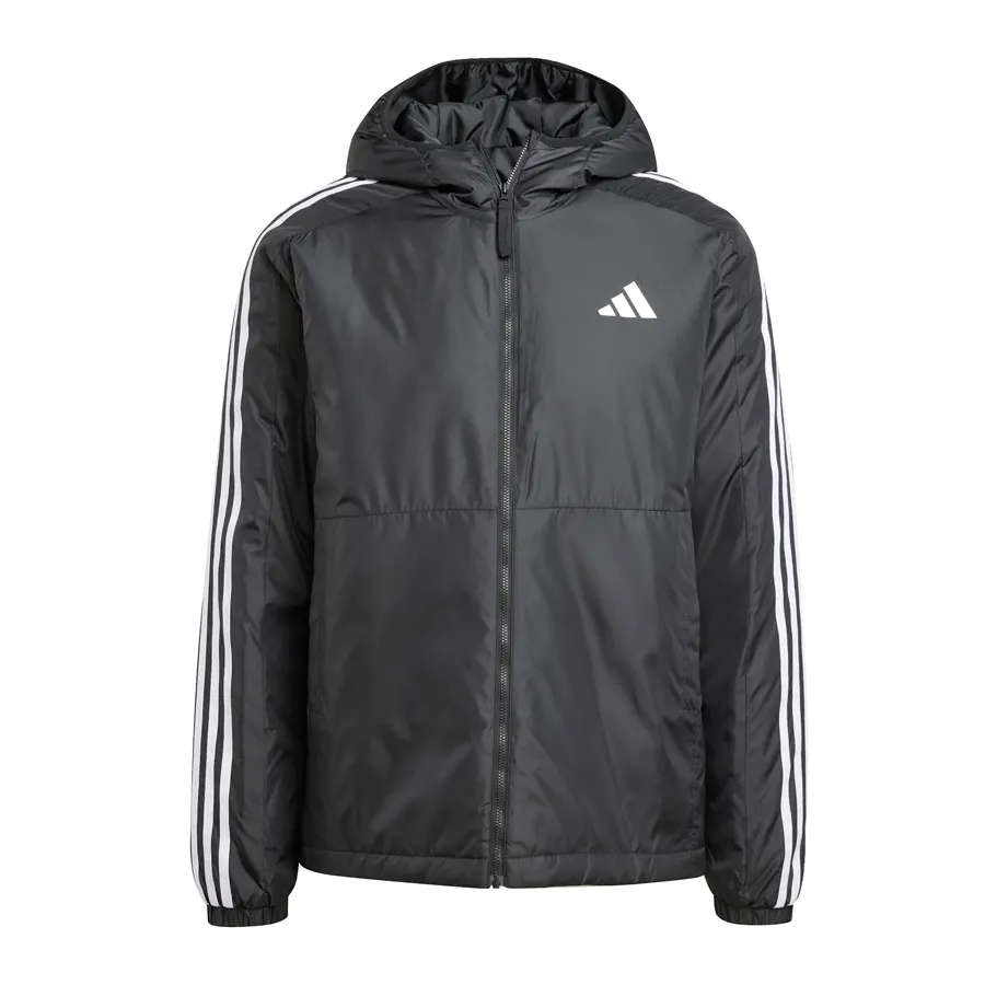 Imagen 1 de 5 de Campera adidas Essentials Tres Tiras-NEGRO/BLANCO