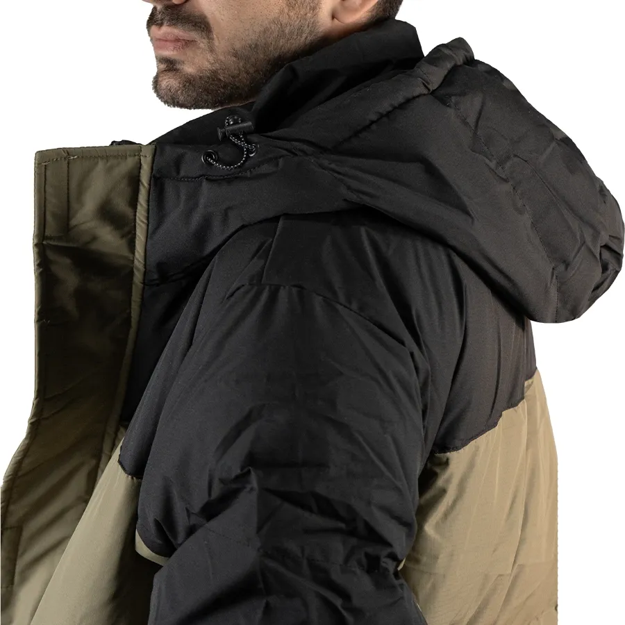 Imagen 2 de 6 de Campera Kamp Padding 25-VERDE OLIVA/NEGRO