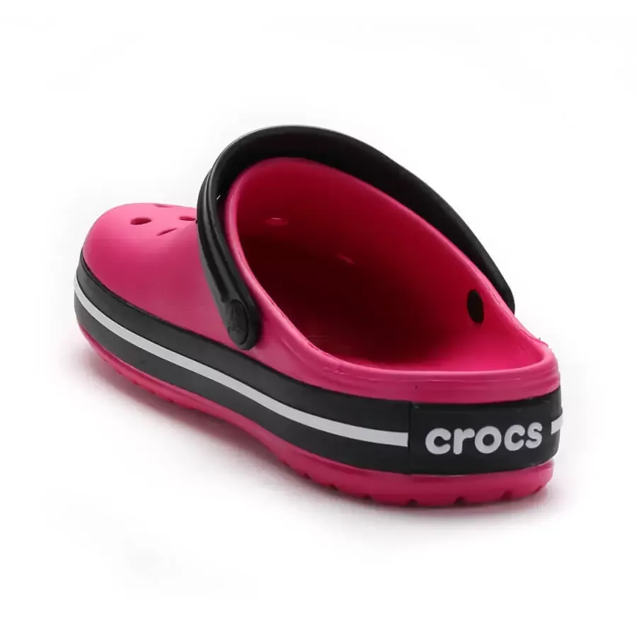 Imagen 2 de 5 de Ojotas Crocs Crocband-FUCSIA/NEGRO