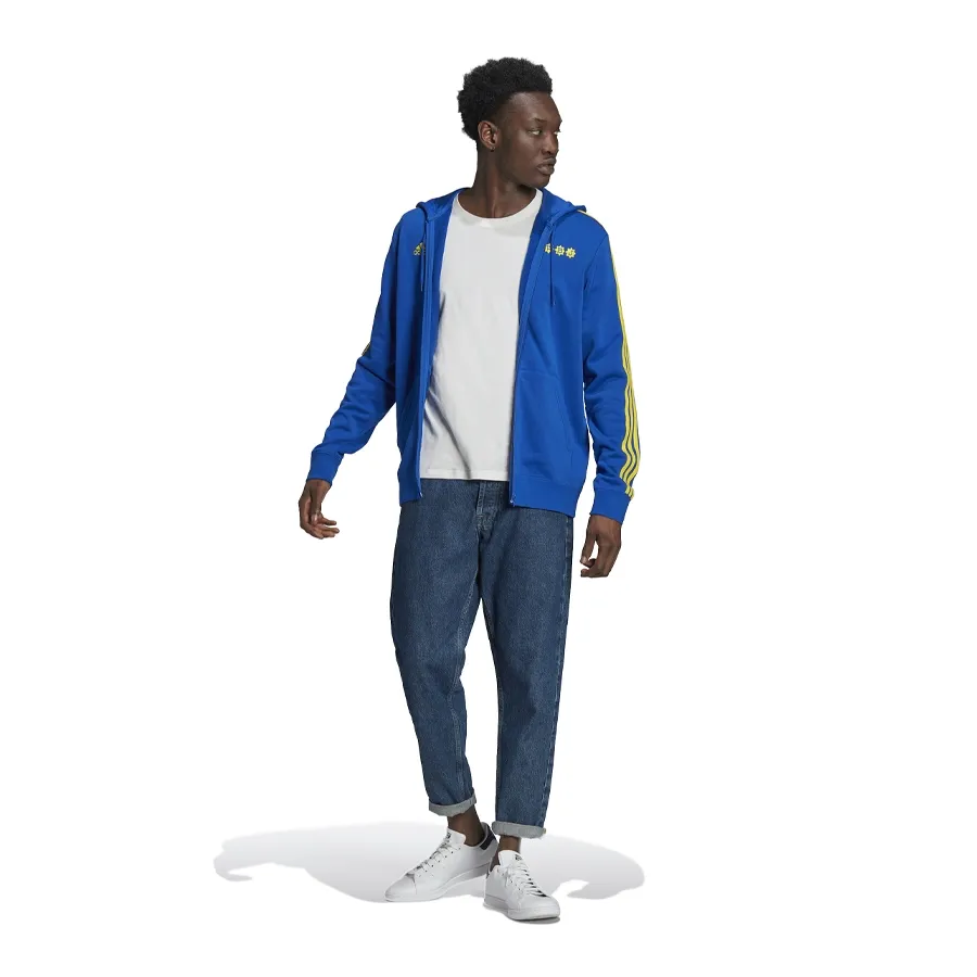 Imagen 4 de 5 de Campera adidas Boca Juniors-AZUL/AMARILLO