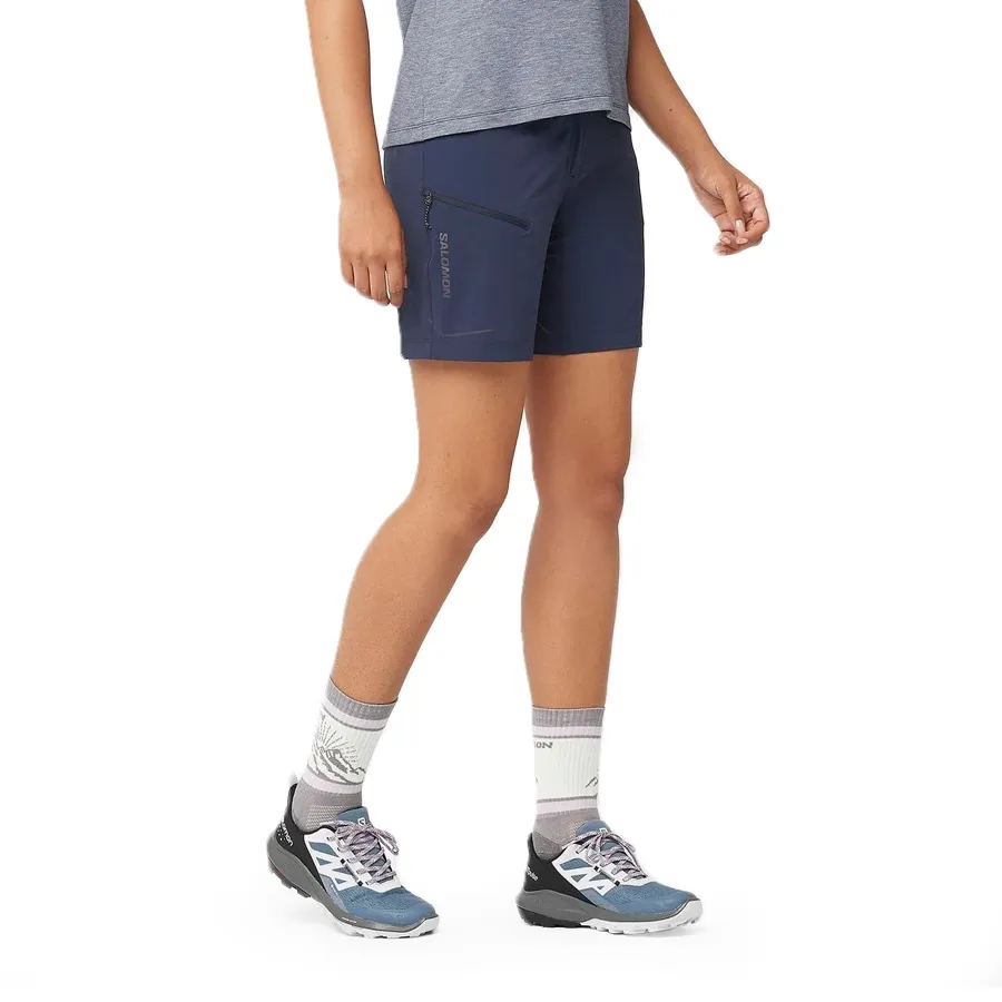 Imagen 1 de 5 de Shorts Salomon Wayfarer-MARINO