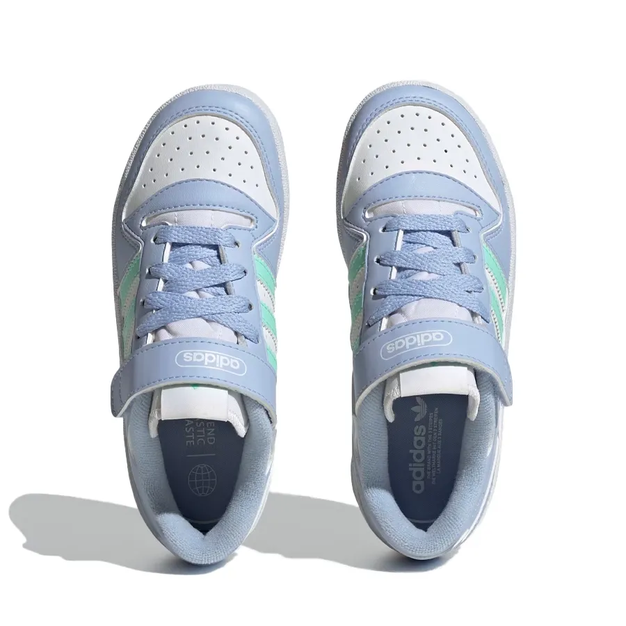 Imagen 2 de 8 de Zapatillas adidas originals Forum Low-BLANCO/CELESTE/VERDE AGUA