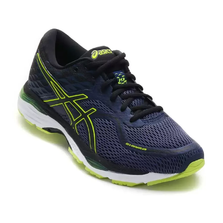 Imagen 3 de 5 de Zapatillas Asics Gel Cumulus 19-AZUL/NEGRO