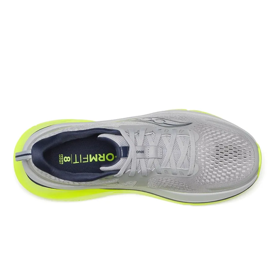 Imagen 3 de 5 de Zapatillas Saucony Guide 18-GRIS/AMARILLO FLUOR