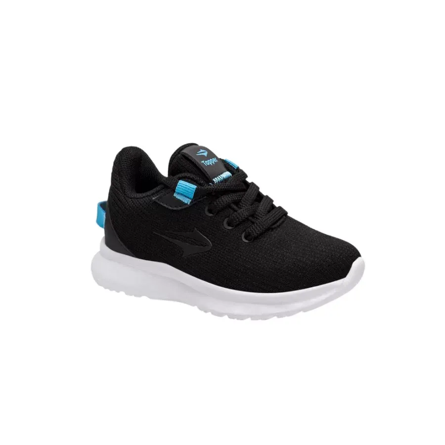 Imagen 0 de 3 de Zapatillas Topper Lambi Bebe-NEGRO/TURQUESA