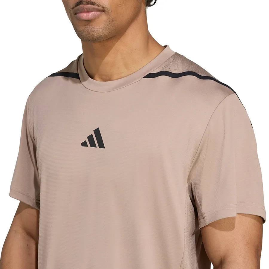 Imagen 3 de 5 de Remera adidas Designed for Training Pro-Series-KAKI