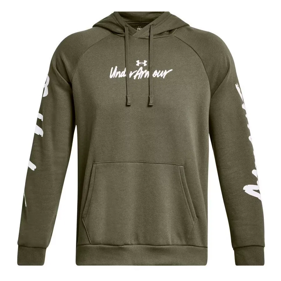 Imagen 0 de 4 de Buzo Under Armour Rival Fleece-VERDE OLIVA