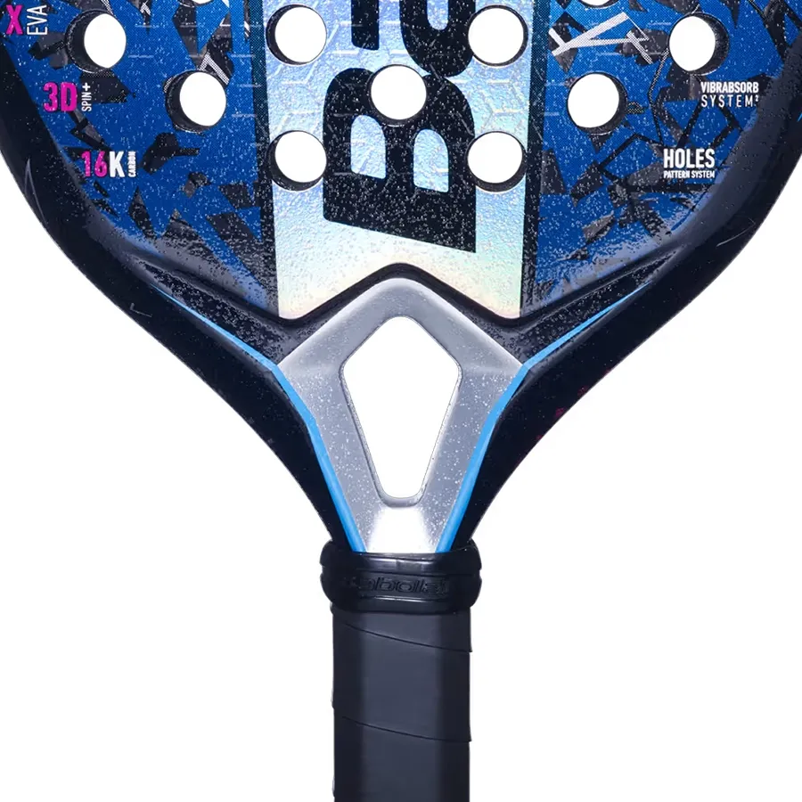 Imagen 3 de 5 de Paleta Babolat Air Viper 2.0-NEGRO/AZUL