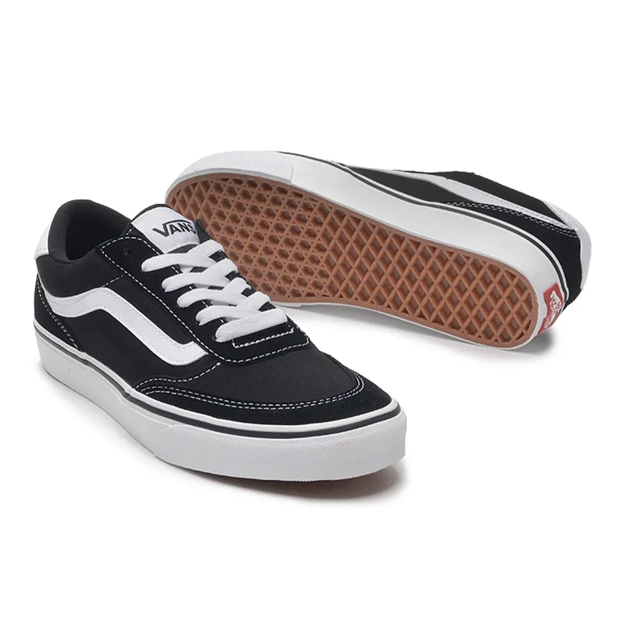 Imagen 2 de 4 de Zapatillas Vans Brooklyn LS-NEGRO/BLANCO