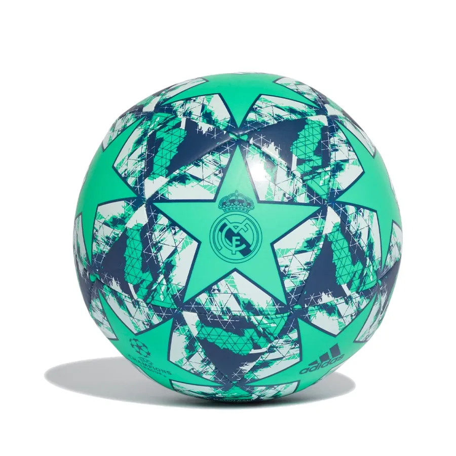 Imagen 1 de 5 de Pelota adidas Capitano UCL Finale 19 Real Madrid-VERDE/AZUL/BLANCO