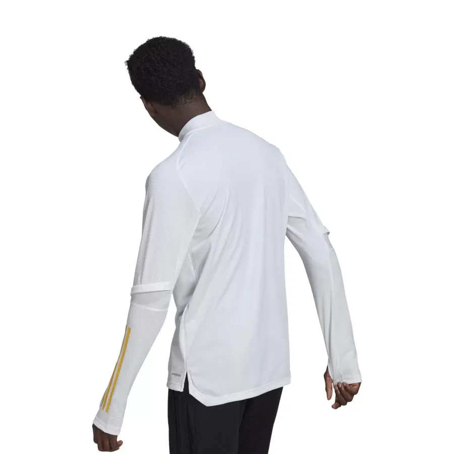 Imagen 1 de 7 de Buzo De Entrenamiento adidas Boca Junios-BLANCO