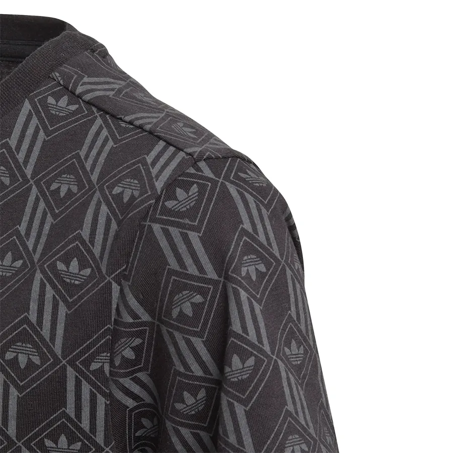 Imagen 3 de 4 de Remera adidas originals Trifolio-NEGRO/GRIS