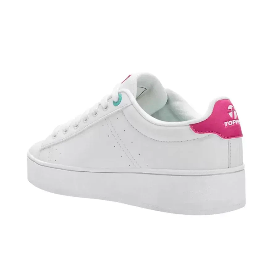 Imagen 3 de 5 de Zapatillas Topper Candy Gala Ii-BLANCO/MAGENTA/VERDE