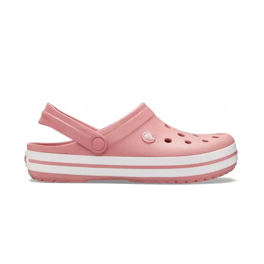 Imagen 0 de 4 de Ojotas Crocs Crocband-ROSA/BLANCO
