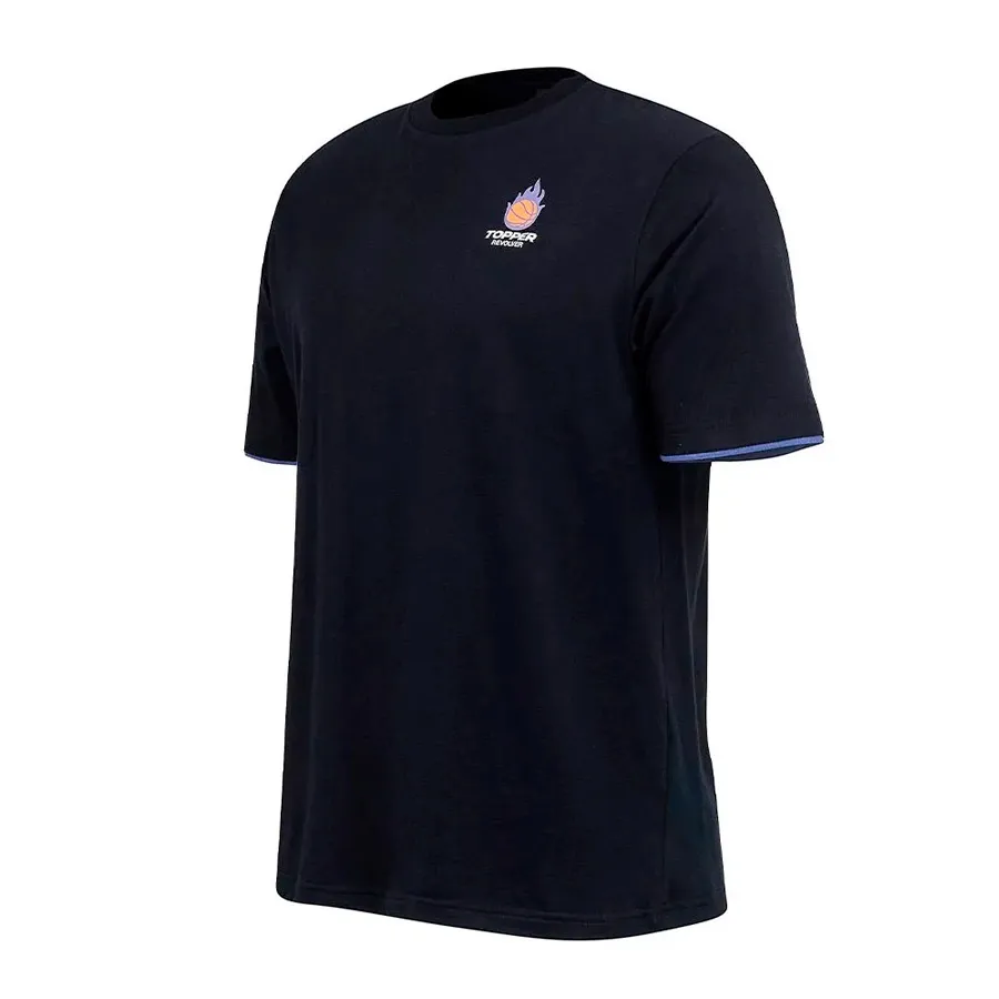 Imagen 0 de 4 de Remera Topper Logo X Revolver-NEGRO